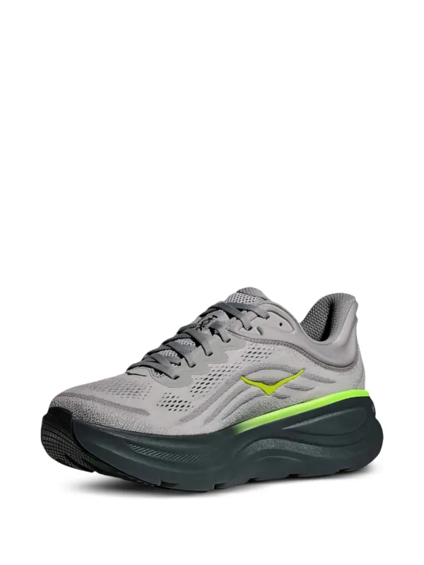 HOKA Bondi 9 Perforated Sneakers | Grey | FARFETCH
