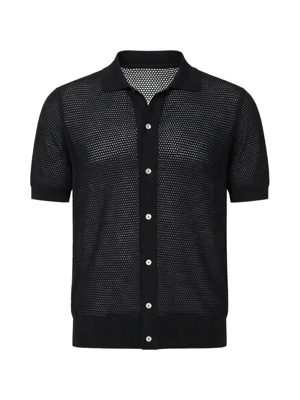 Tagliatore short-sleeves shirt - Black