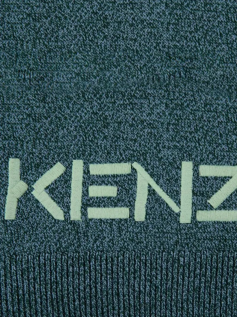  Kenzo Embroidered-logo Throw - Green 
