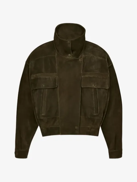 Saint Laurent pocket suede jacket