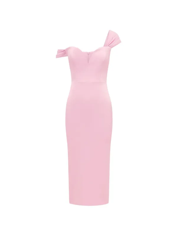 alex perry dress pink Alex Perry Bardot Mini Dress