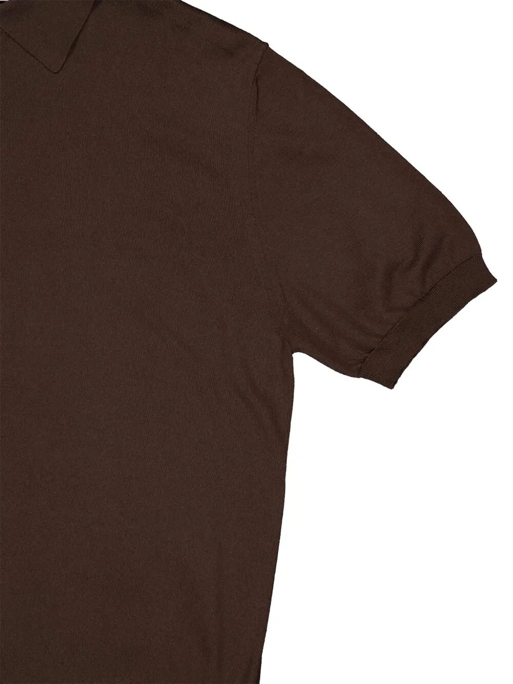 Boglioli Regular-fit poloshirt Bruin