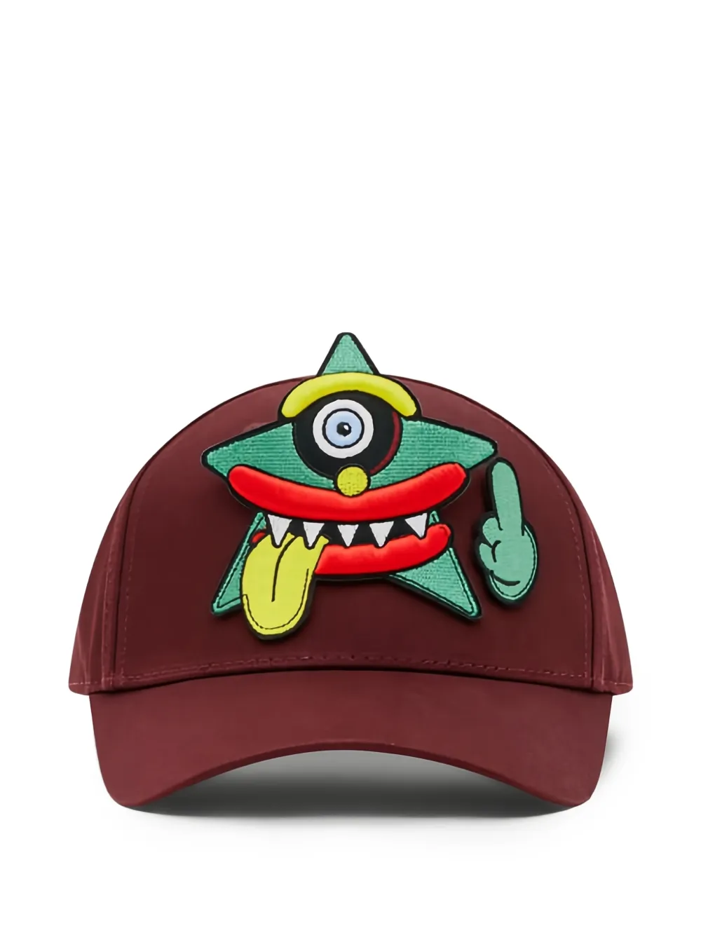 Walter Van Beirendonck Cappello con applicazione - Marrone