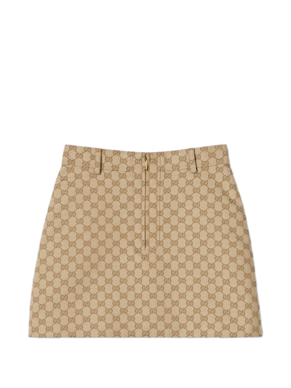 Gucci Minirock mit GG-Monogramm - Nude