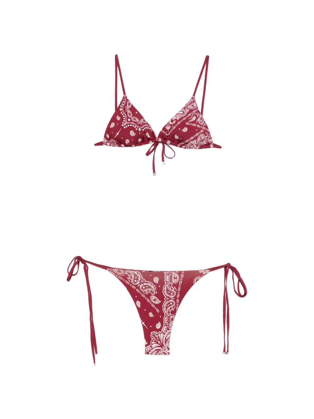 VENUJA paisley-print bikini - Rosso