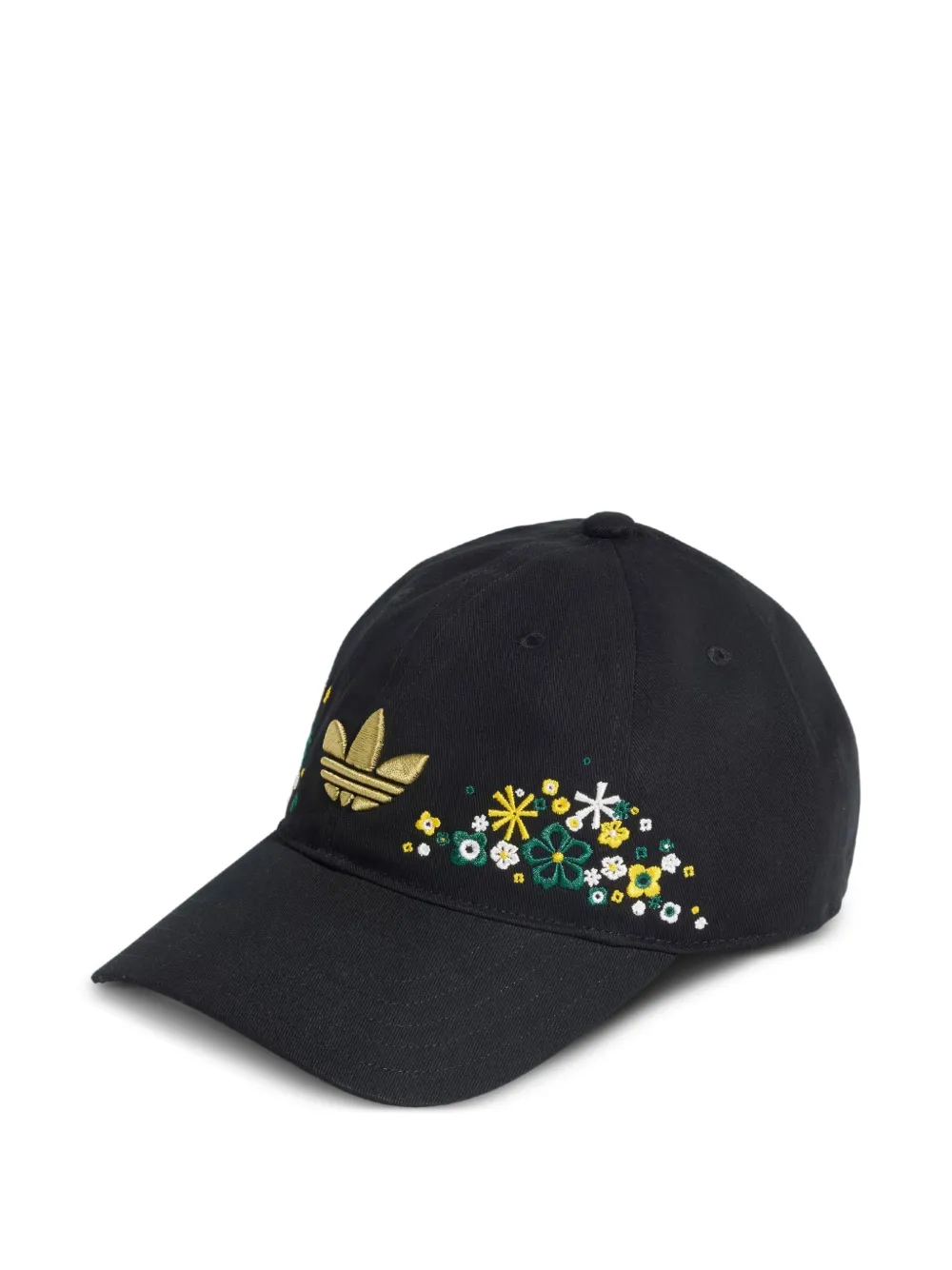 adidas x Liberty London floral-embroidered cap - Nero