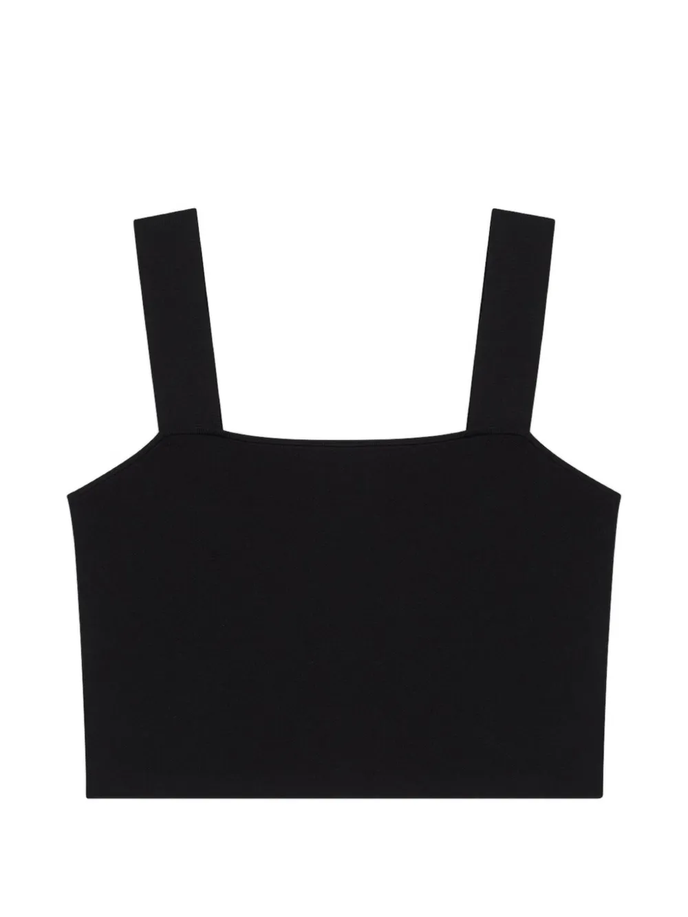 Maje square-neck top - Nero