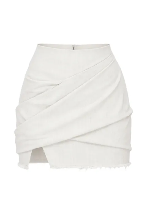 Rick Owens DRKSHDW draped mini skirt