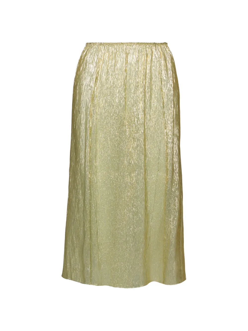 Petar Petrov elasticated shimmer midi skirt - Oro