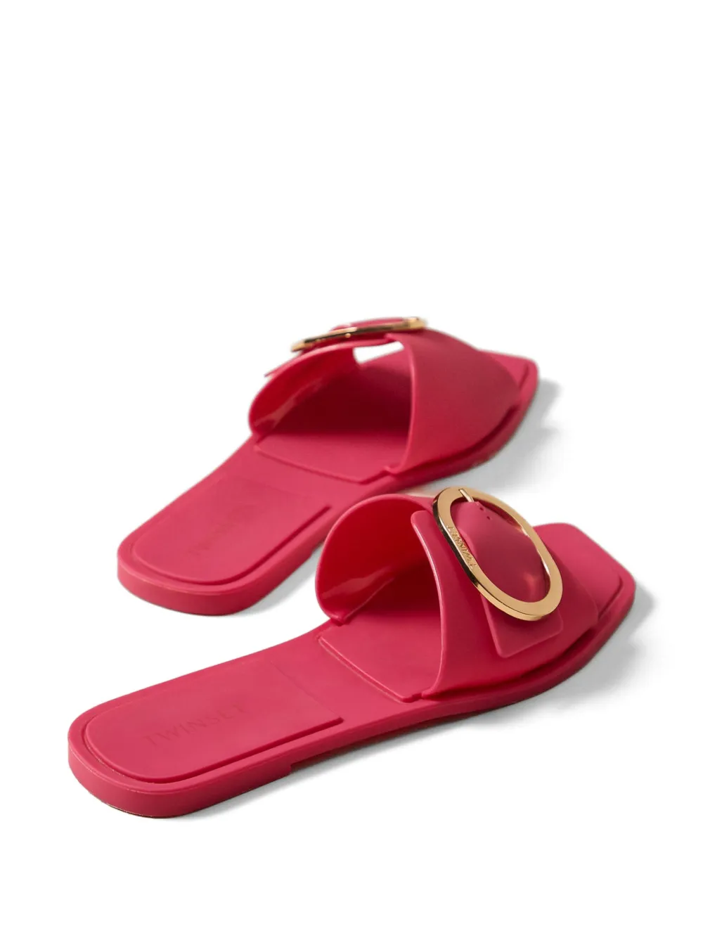  Twinset Logo Slides - Pink 