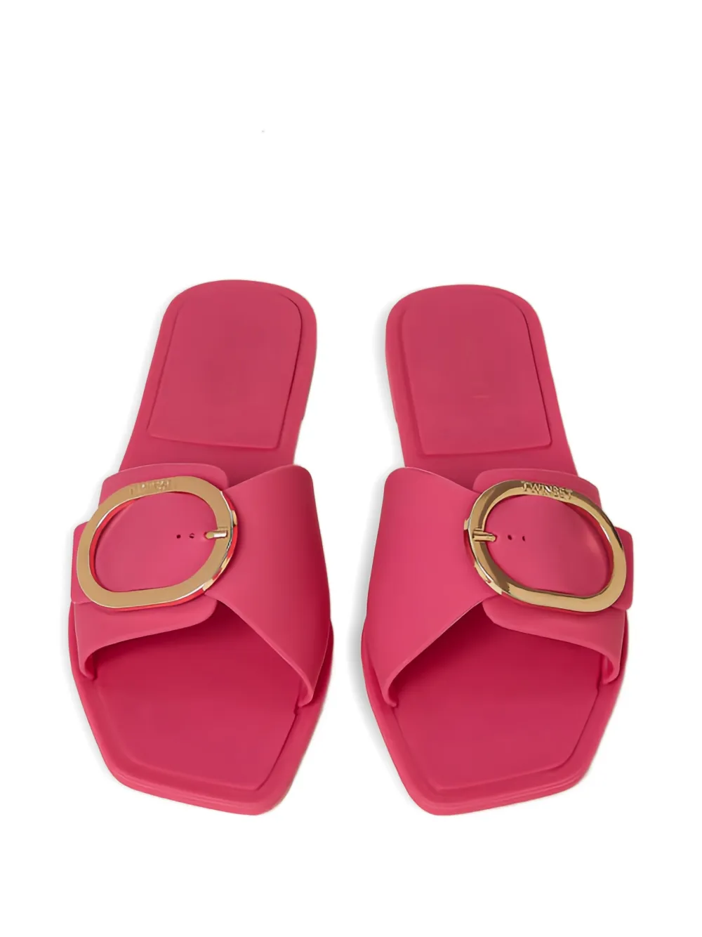 TWINSET Slippers met logo Roze