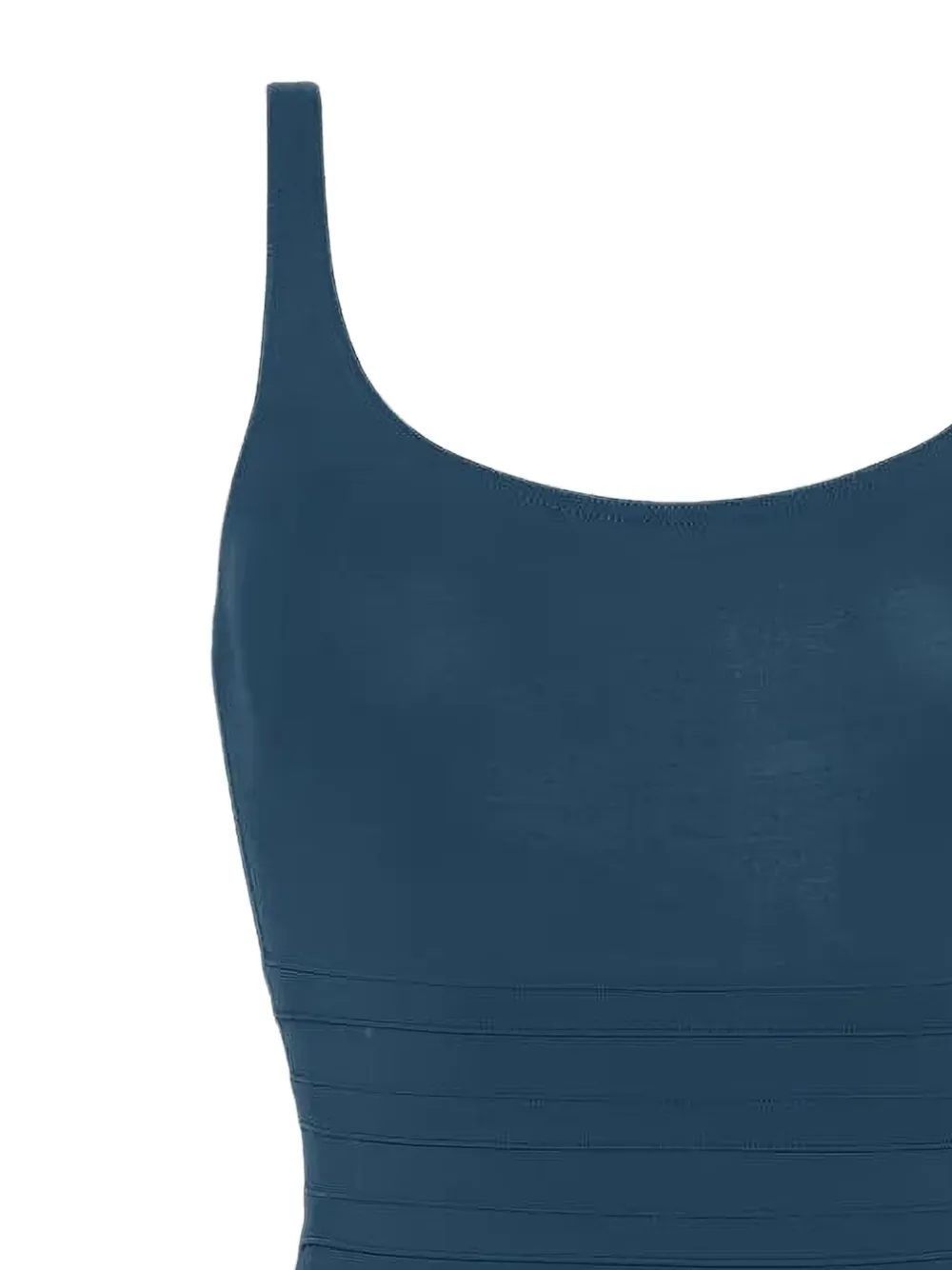 ERES Badpak met diepe ronde hals en textuur Blauw