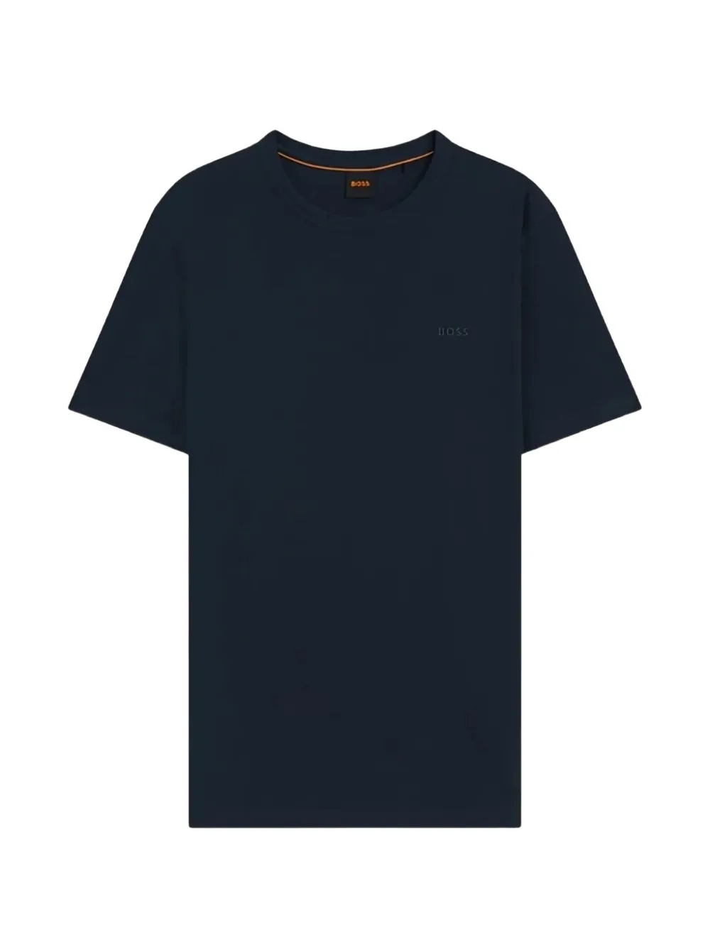 BOSS crew-neck T-shirt - Blu