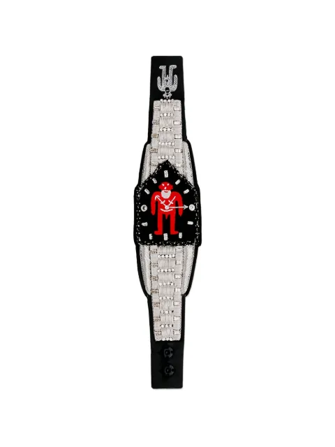 Walter Van Beirendonck beaded-appliqué bracelet