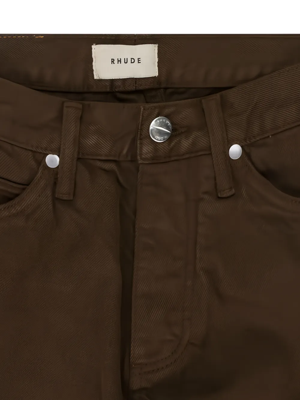 RHUDE Straight jeans Bruin