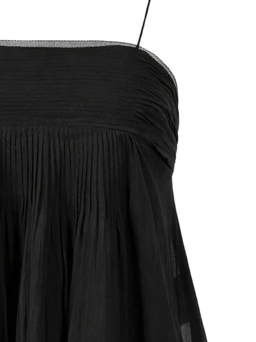  Christopher Esber Anemoni Cami Pleated Top - Black 