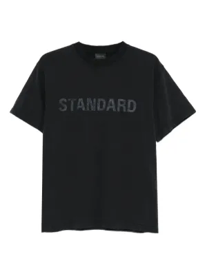 Balenciaga logo-print T-shirt | Black | FARFETCH