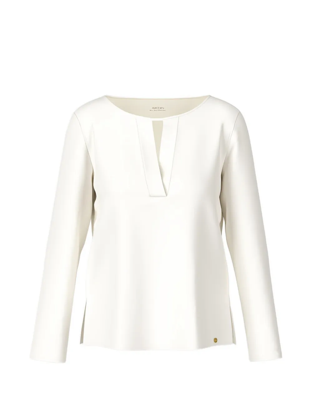 Marccain Long-sleeved Blouse In White