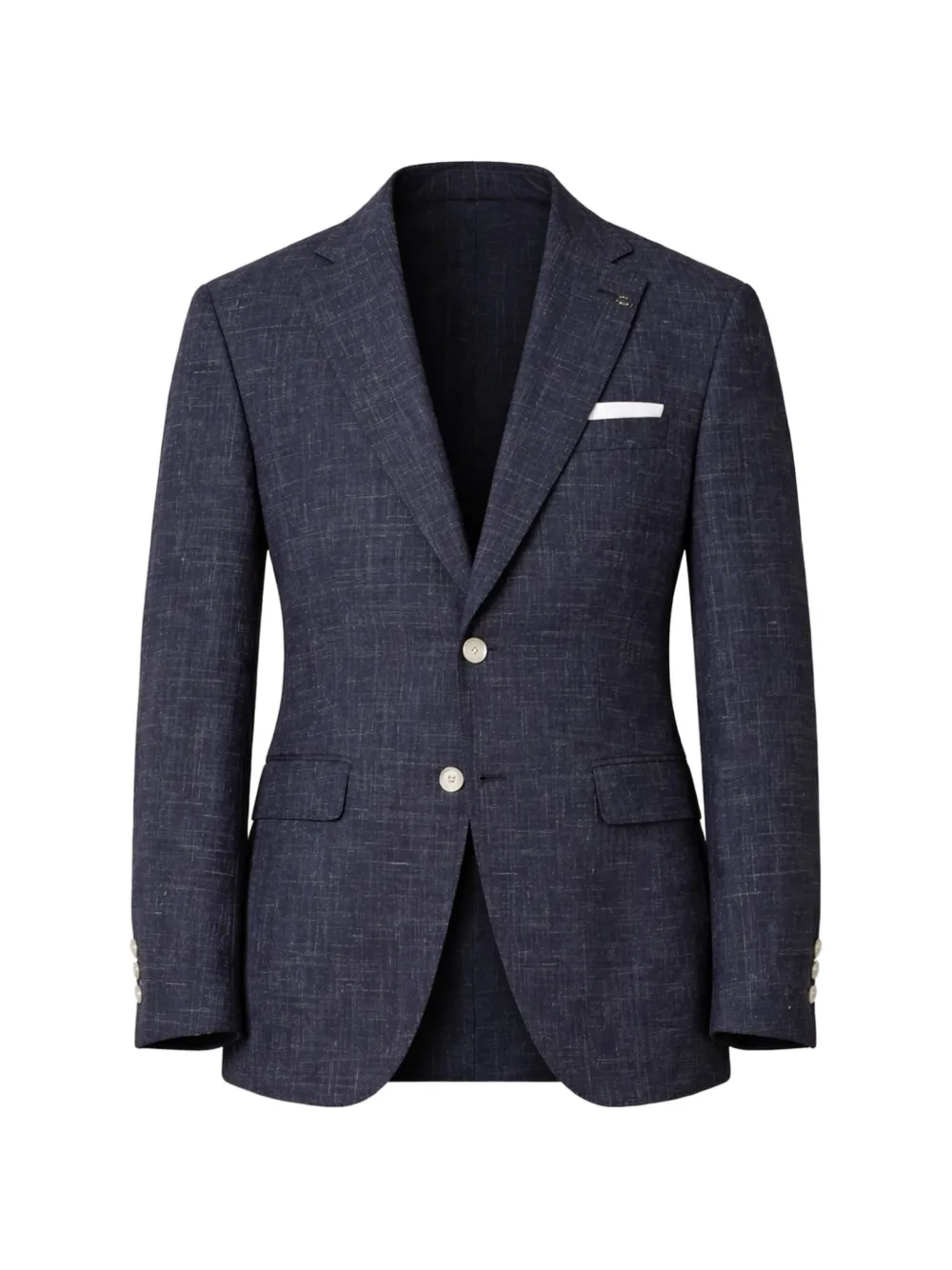 BOSS button single-breasted blazer - Blu