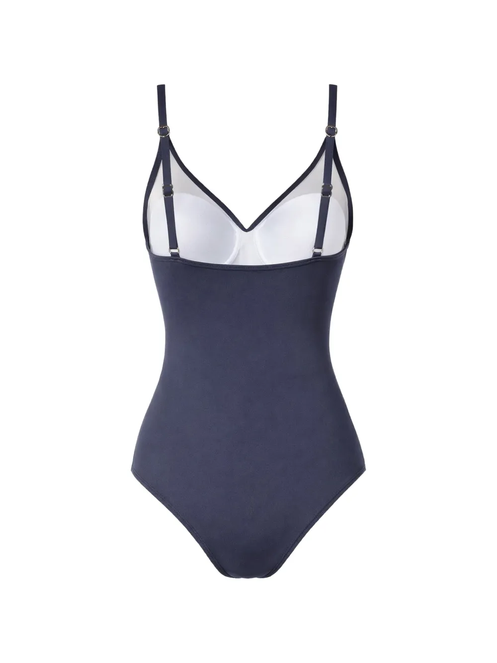  Michael Michael Kors Logo V-neck Swimsuit - Blue 