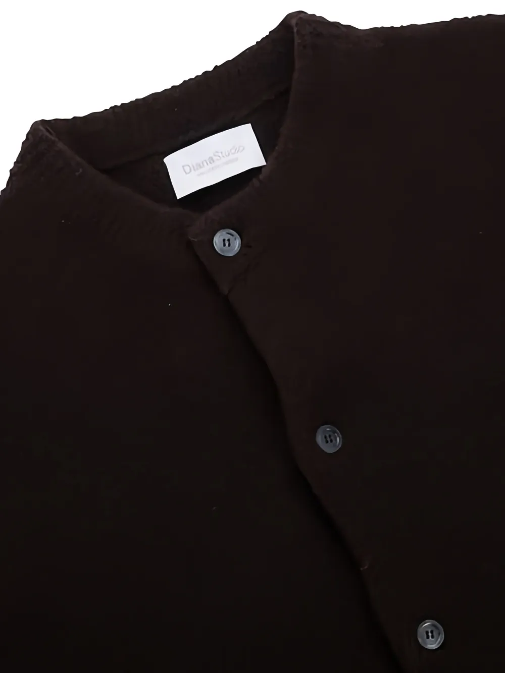  Diana Studio Buttoned Cardigan - Brown 