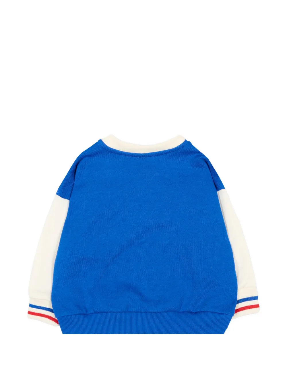  Petit Bateau Buttoned Logo-appliqué Jacket - Blue 