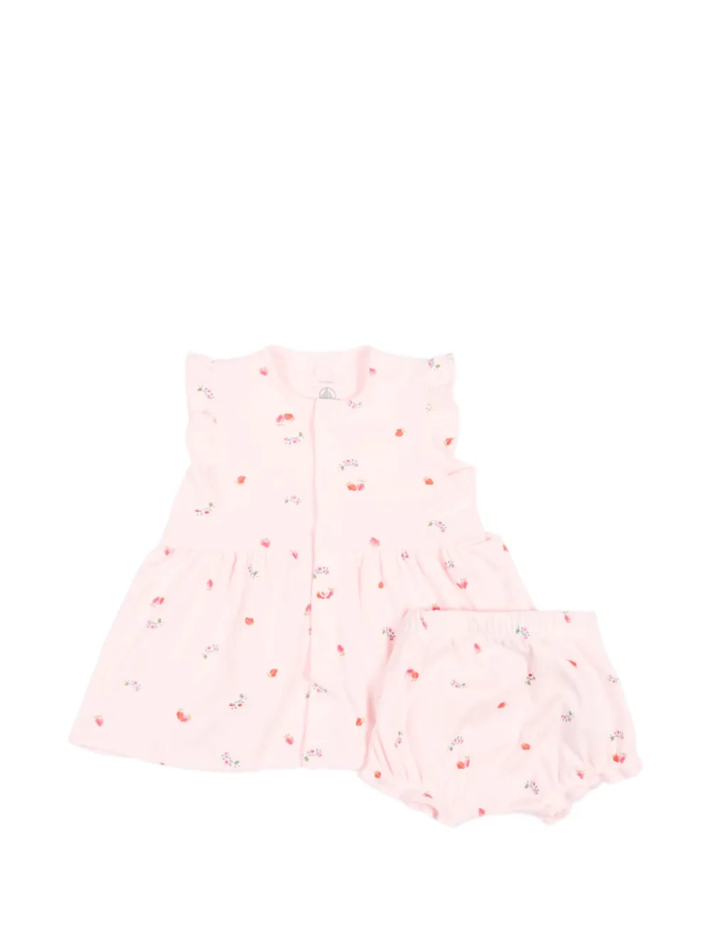 Petit Bateau Jurkenset met bloemenprint Roze
