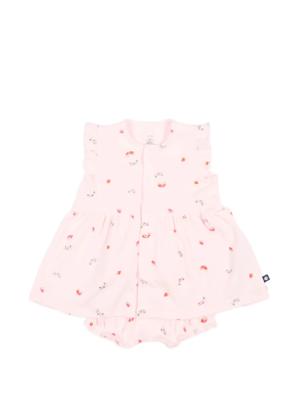 Petit Bateau Jurkenset met bloemenprint Roze