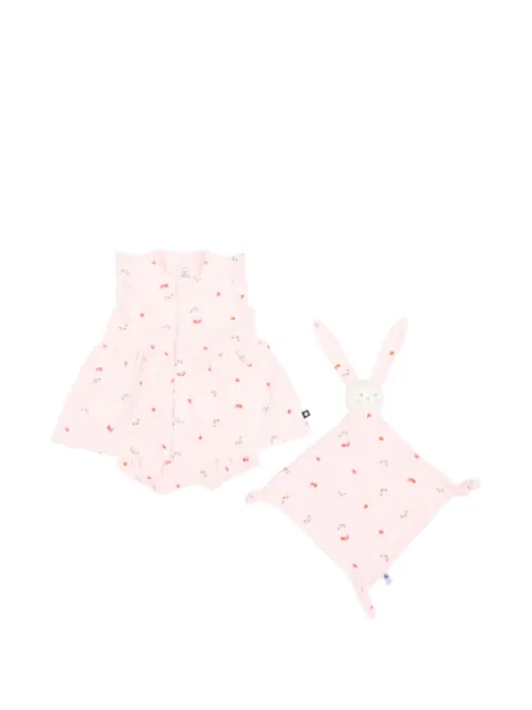 Petit Bateau floral-print dress (set of three)