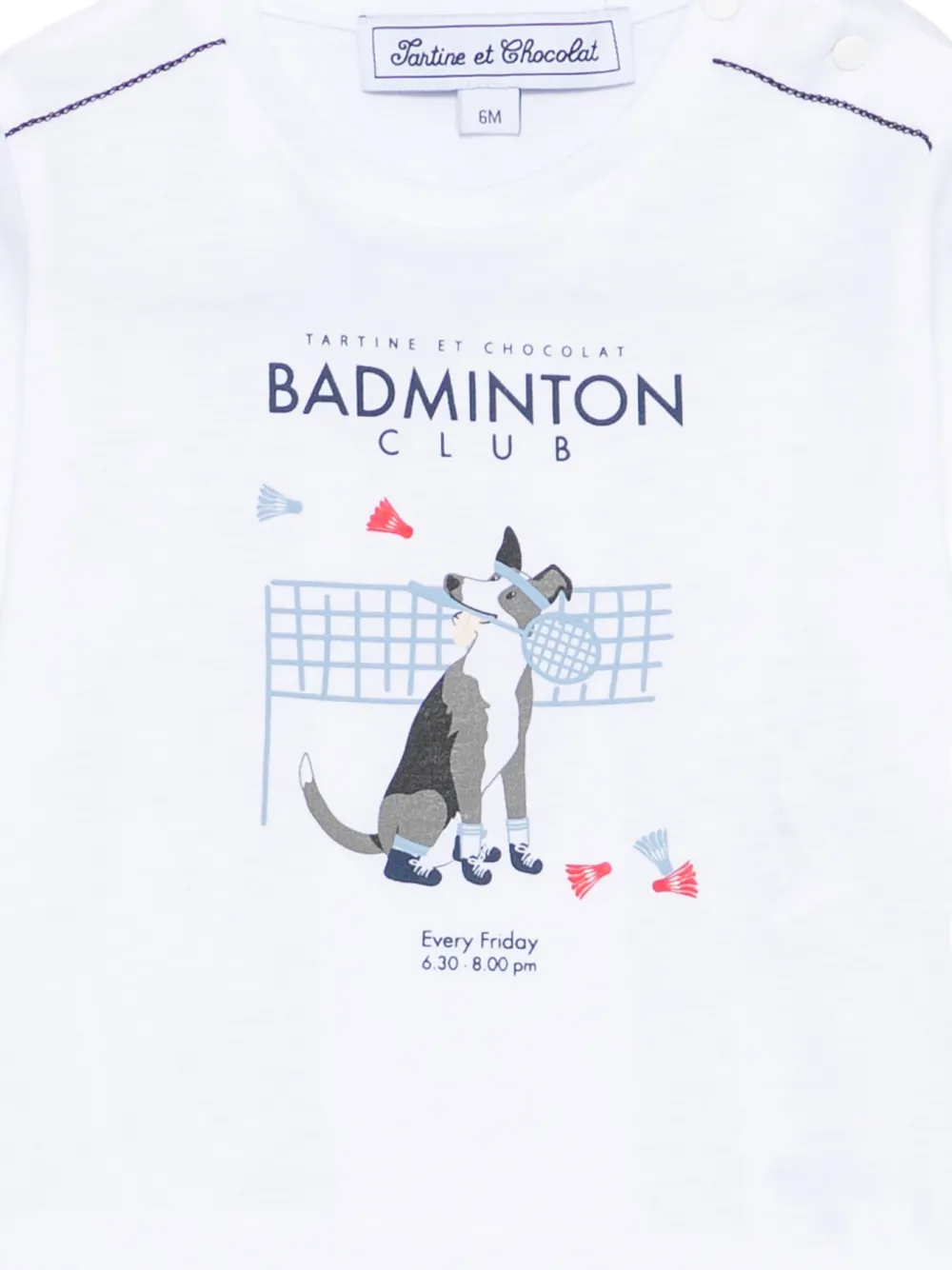 Tartine Et Chocolat T-shirt met grafische print Wit
