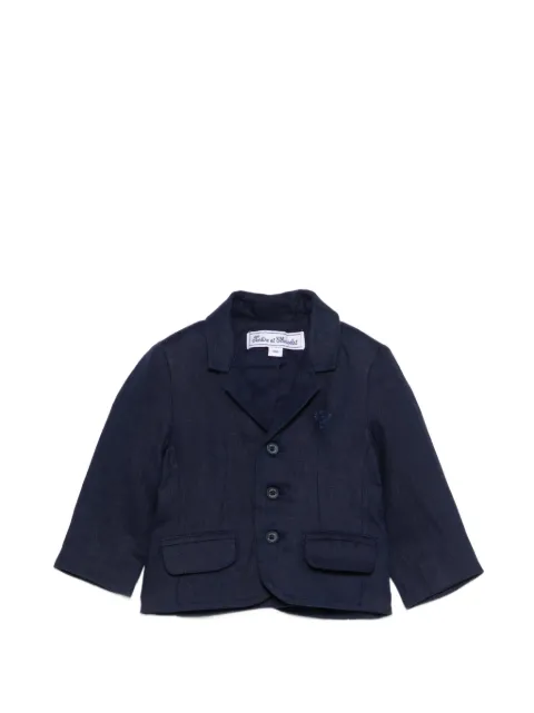 Tartine Et Chocolat blazer con solapa de muesca