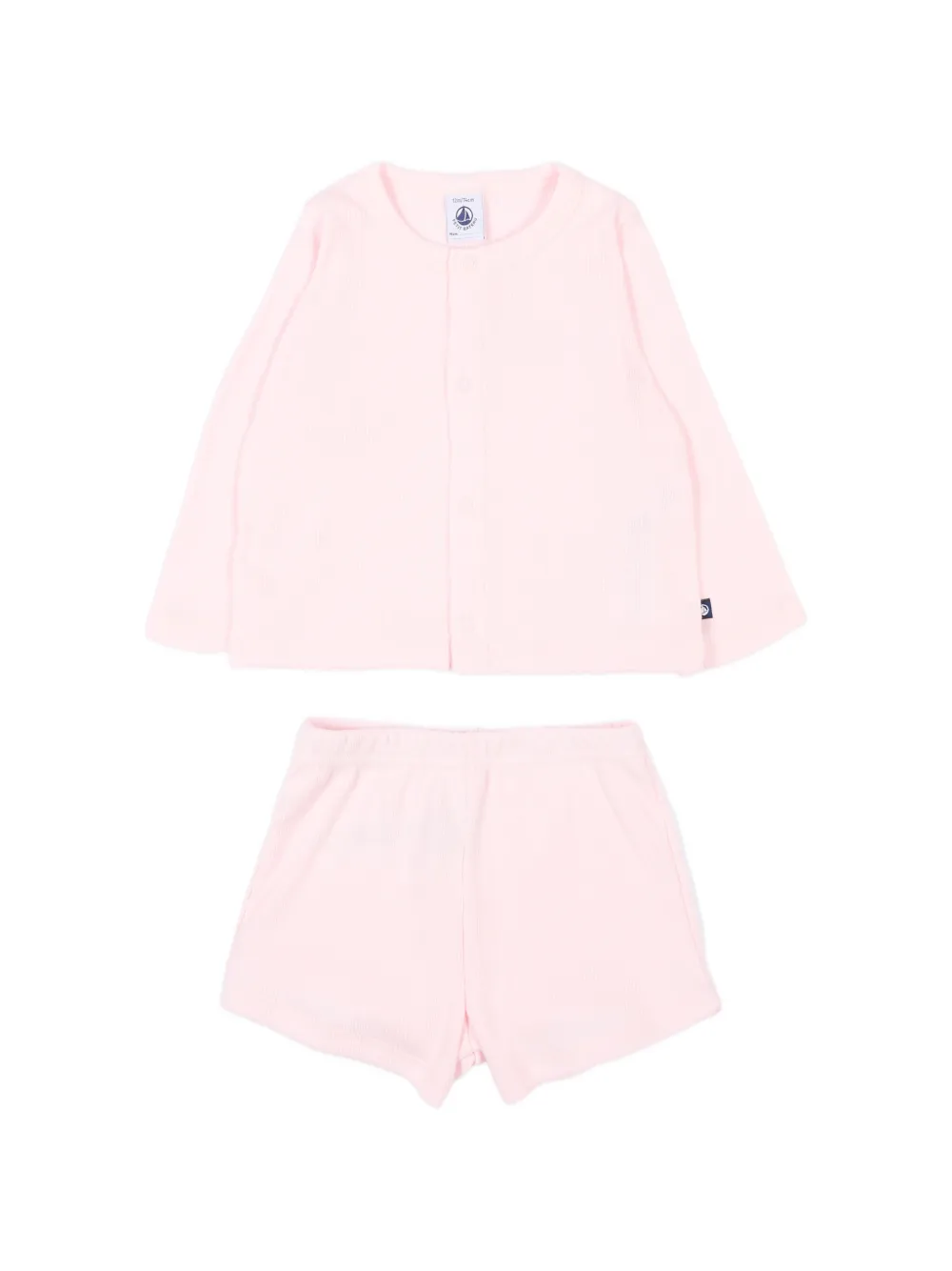  Petit Bateau T-shirts And Shorts Set (set Of Three) - Pink 