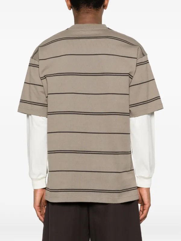 Comme Des Garçons Homme レイヤード Tシャツ | ブラウン | FARFETCH JP