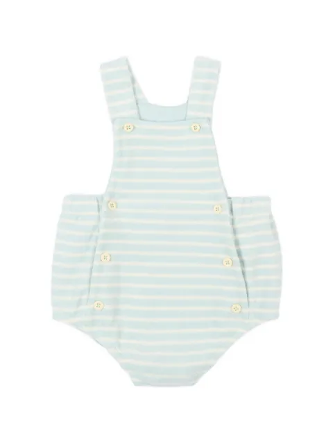 Petit Bateau jumpsuit corto con motivo de rayas