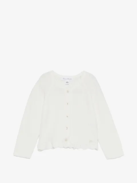 Tartine Et Chocolat scalloped cardigan