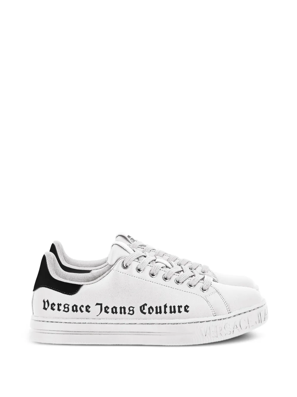 Versace Jeans Couture logo-print sneakers Wit