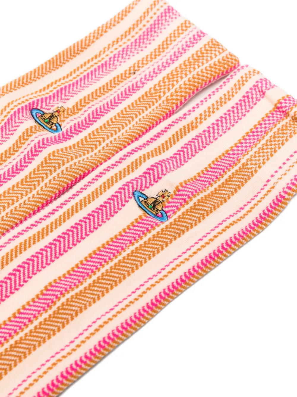  Vivienne Westwood Striped-pattern Socks - Neutrals 