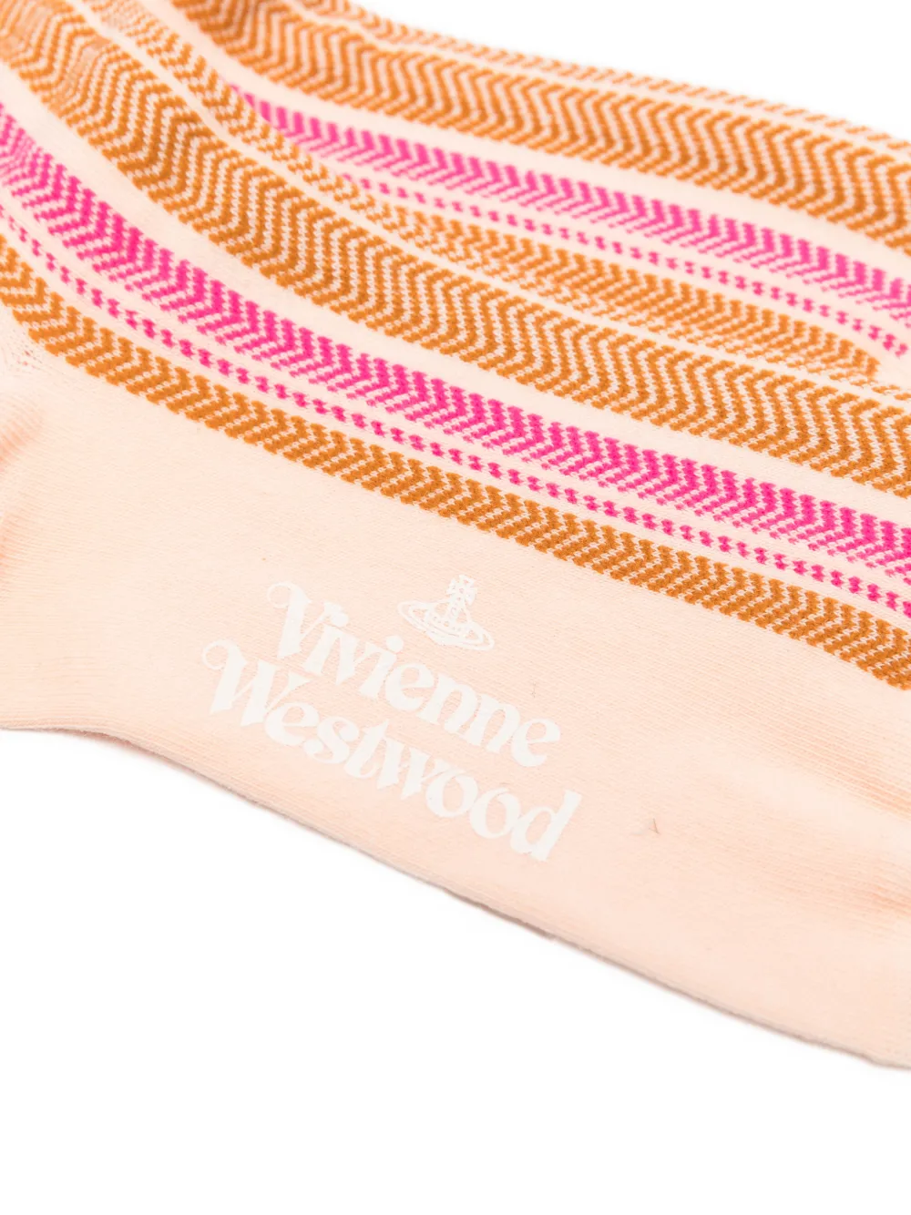  Vivienne Westwood Striped-pattern Socks - Neutrals 