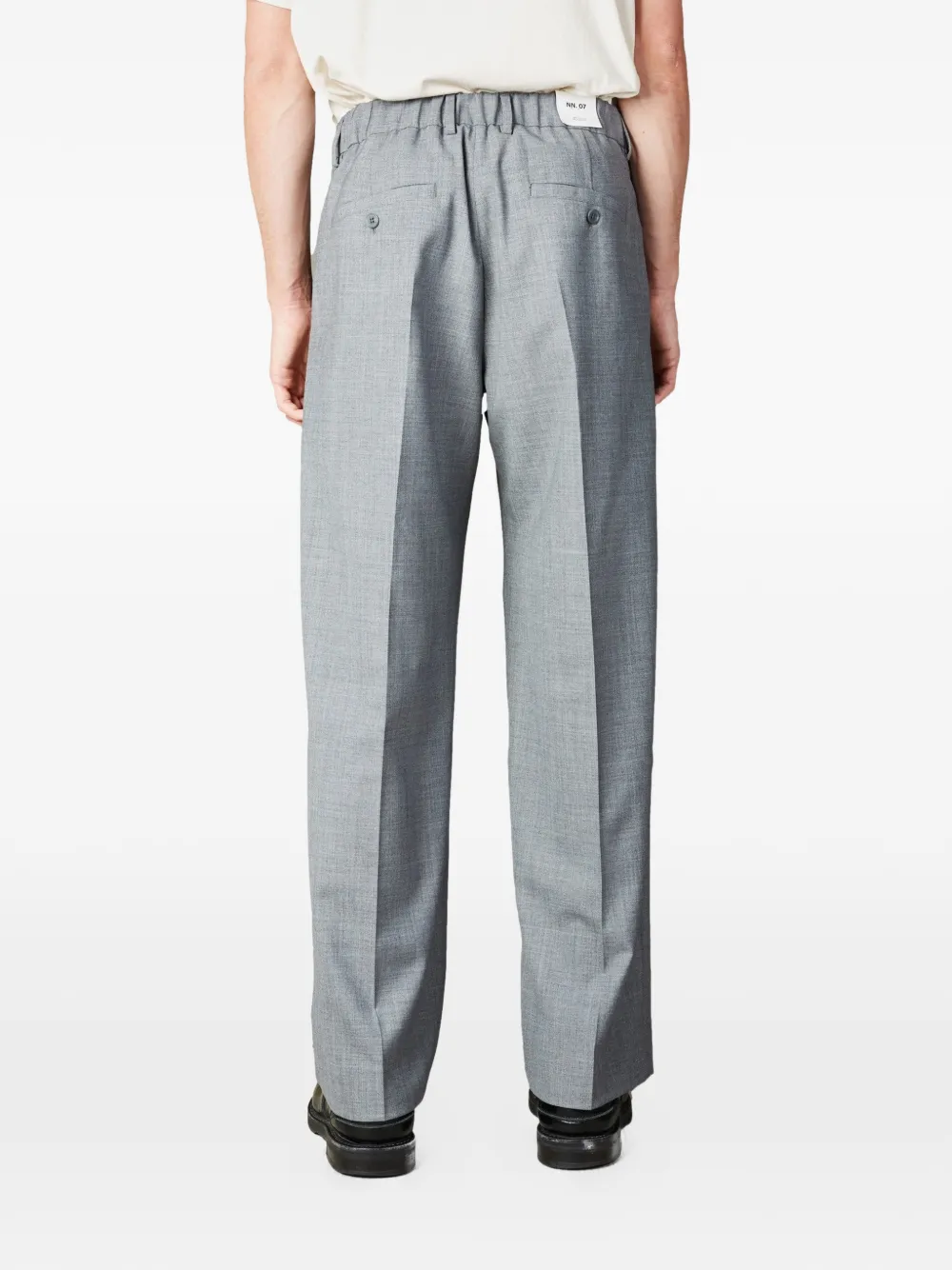 NN07 Kay geplooide broek Grijs
