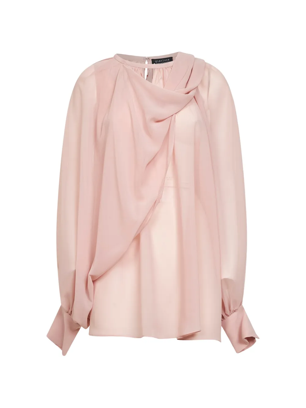 Gianluca Capannolo draped top - Rosa