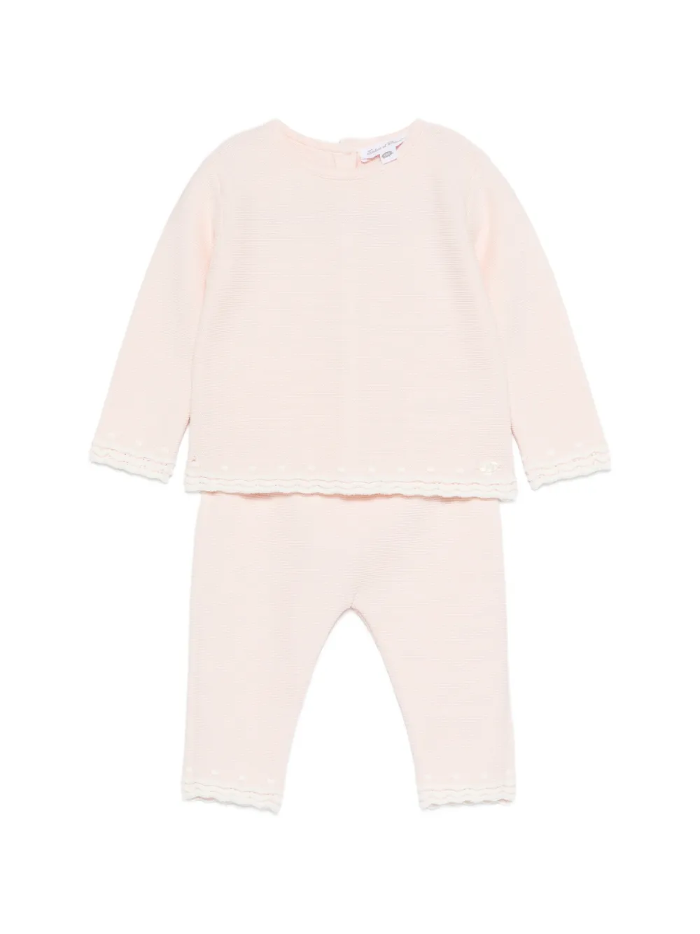Tartine Et Chocolat scalloped trousers set - Rosa