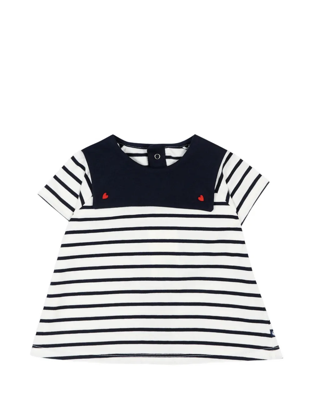 Petit Bateau striped short-sleeve T-shirt - Blu