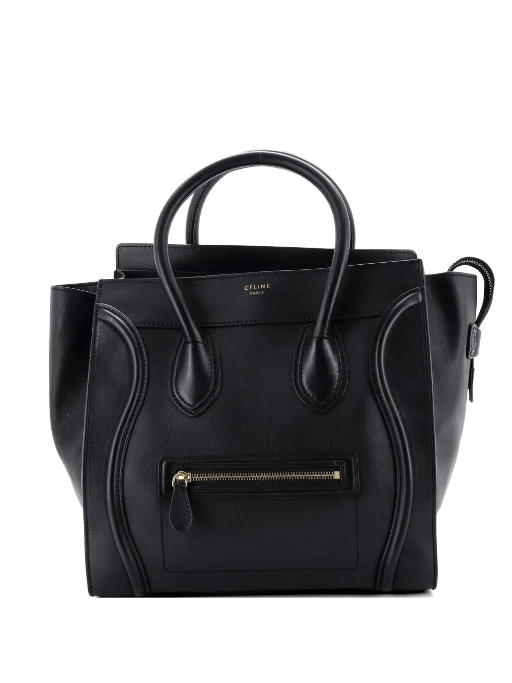 Celine Pre-Owned Luggage Bag Smooth Leather Mini tote bag - Nero