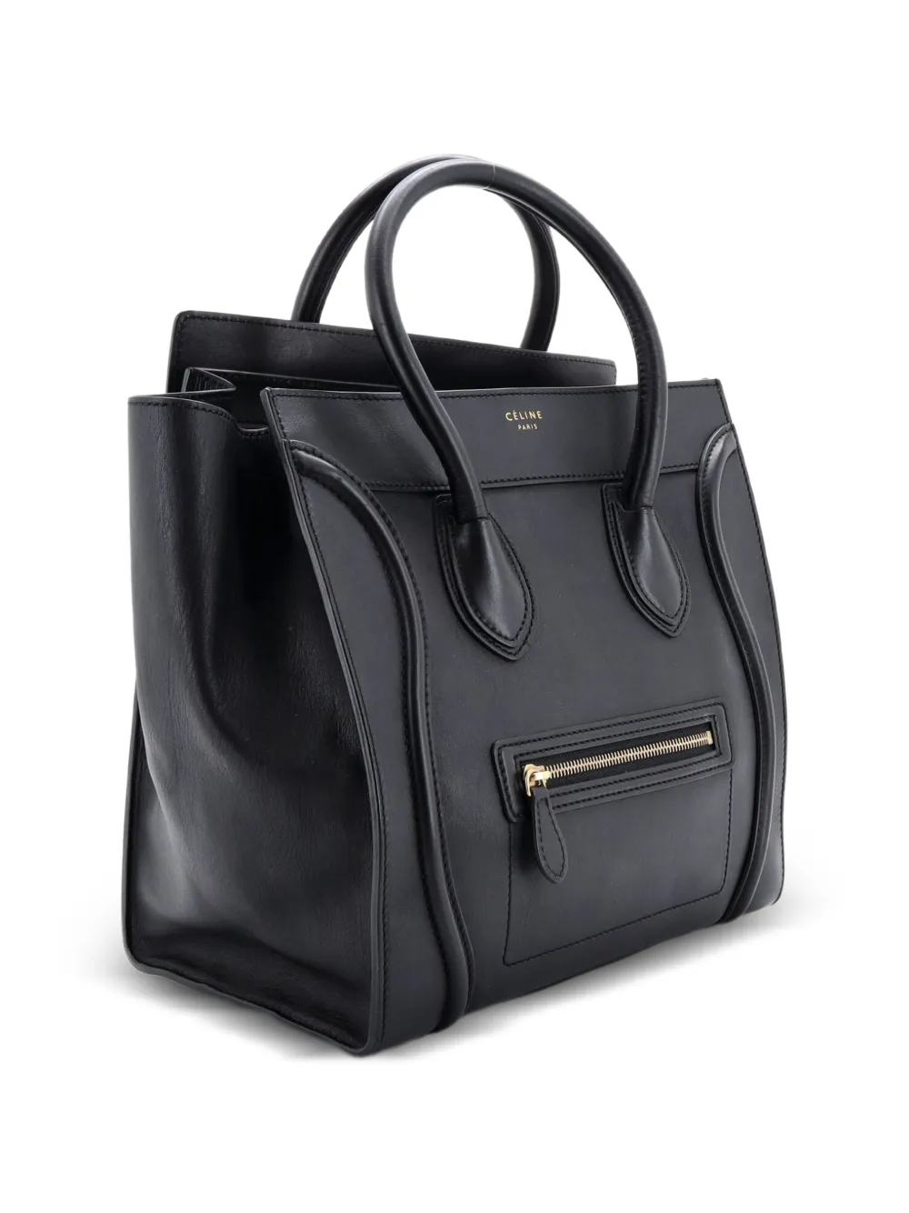 Celine Pre-Owned ラゲージ スムースレザー ミニ ハンドバッグ
