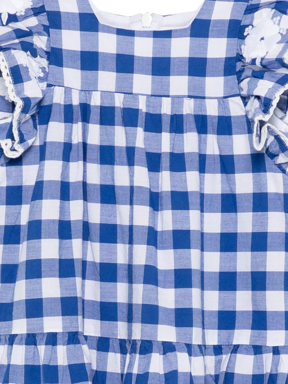 Tartine Et Chocolat Jurk met gingham ruit Blauw