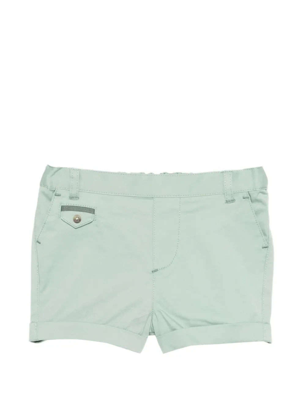 Tartine Et Chocolat gabardine shorts - Verde