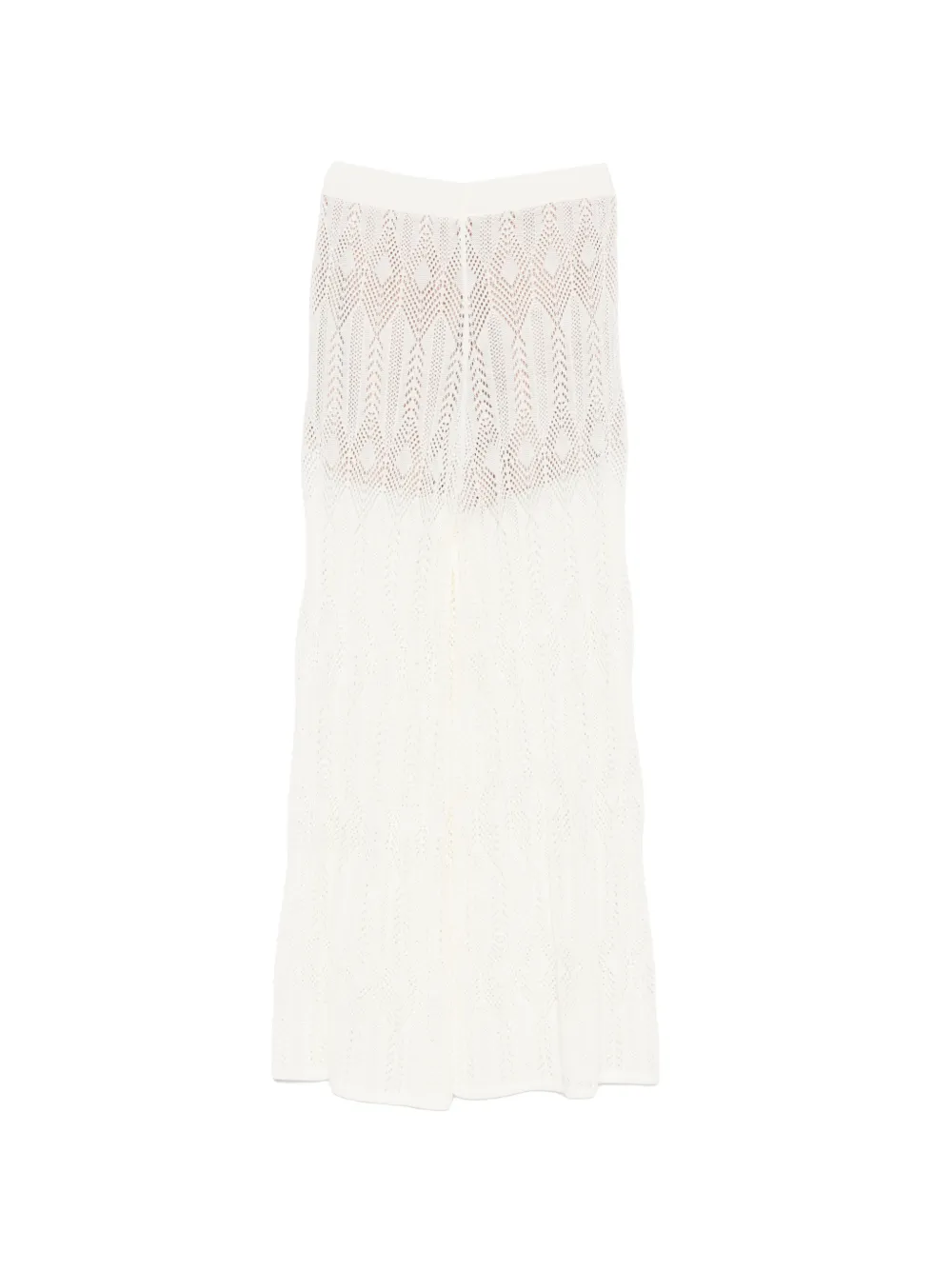 LIU JO Opengebreide broek Wit