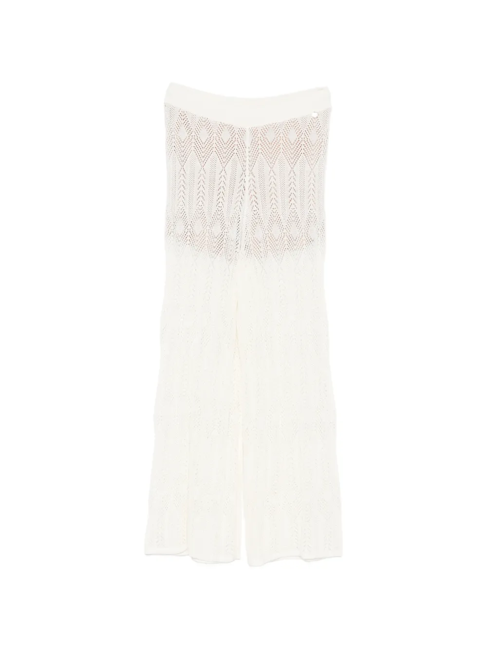 LIU JO open-work trousers - Bianco