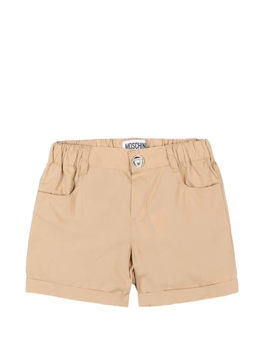Moschino Kids elasticated shorts - Toni neutri