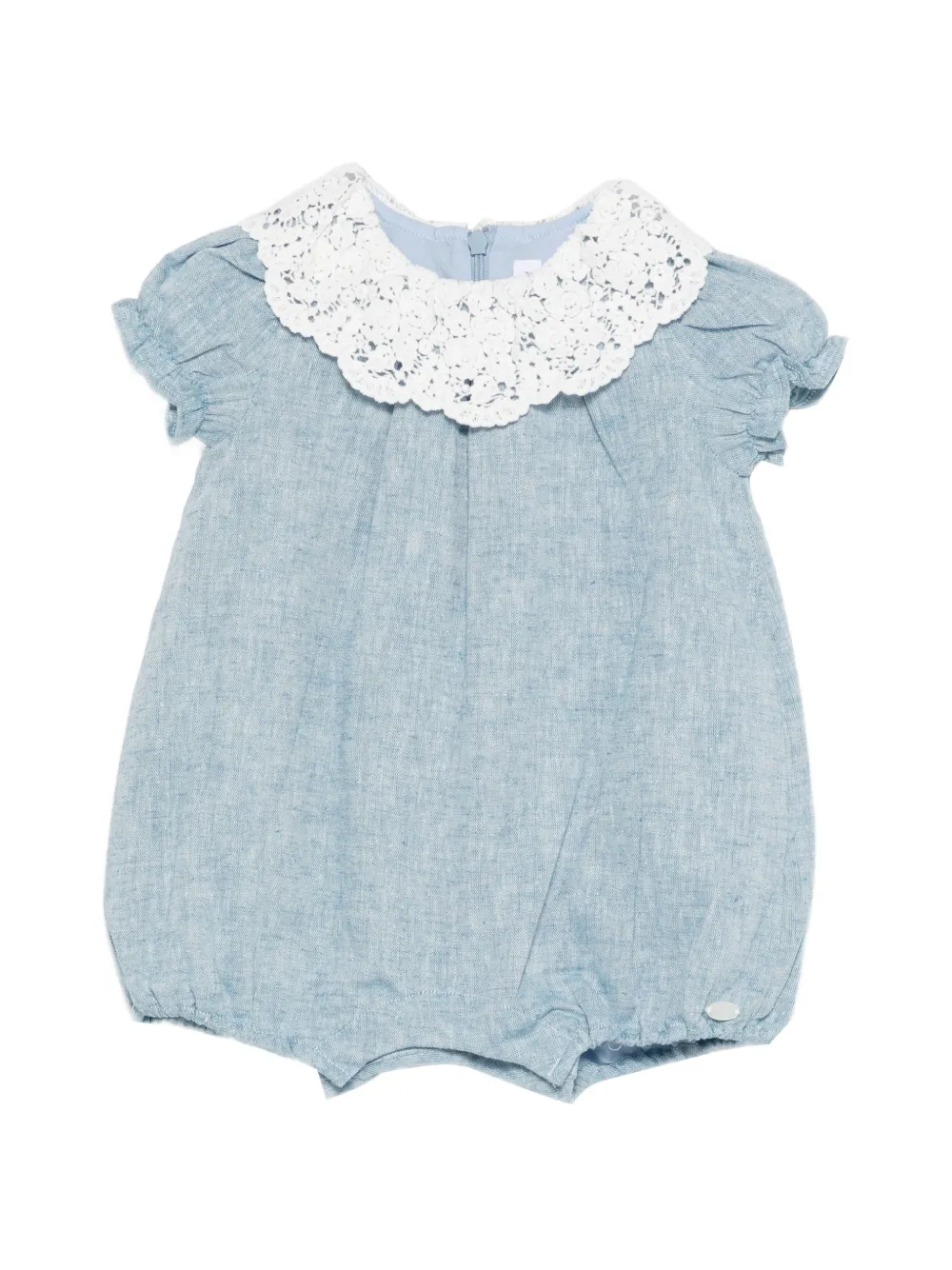 Tartine Et Chocolat lace-collar shorties - Blu